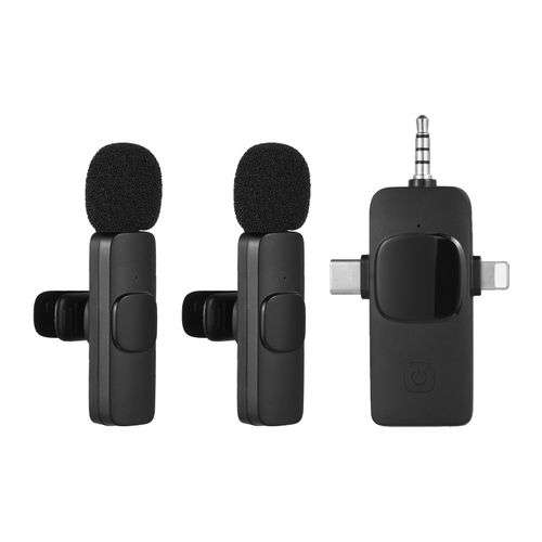 Wireless Microphone 3-in-1 Collar Clip Rechargeable Image